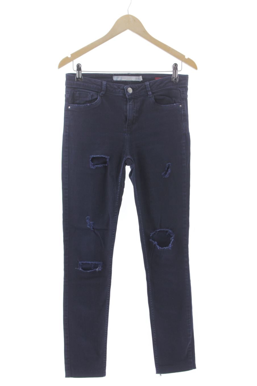 Jeans Trafaluc de la taille 40, de couleur bleu marine de denim