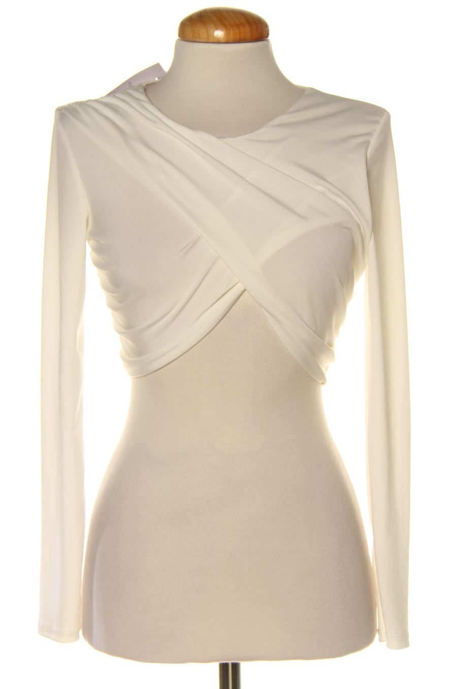 Blouse à manches longues pura vida de la taille S, de couleur blanc