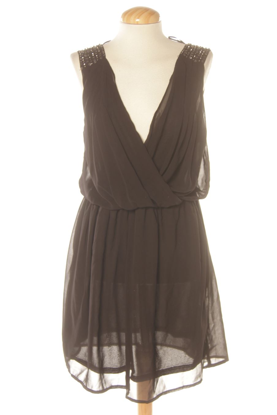 Vestito casual de Just addict de la talla L, de color nero