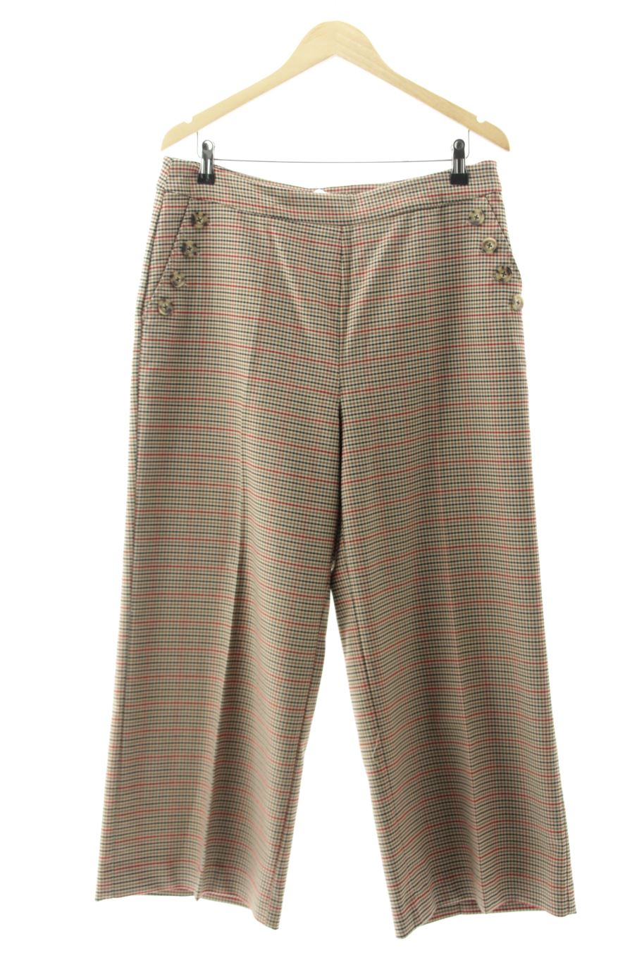 Pantalón de Mango de la talla 44, de color cuadros