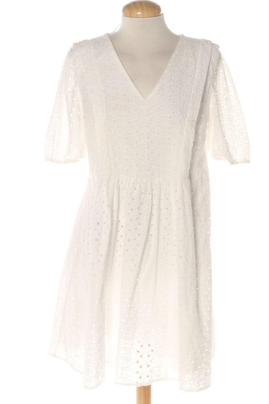 Robe casual Grace & Mila de la taille L, de couleur blanc