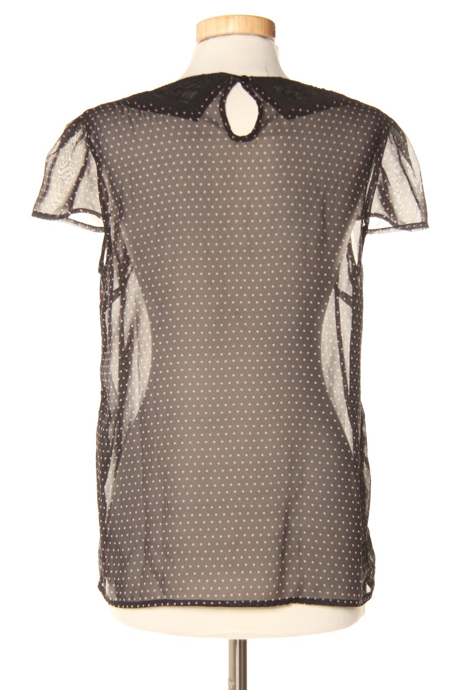 Blouse à manches courtes Promod de la taille M, de couleur noir
