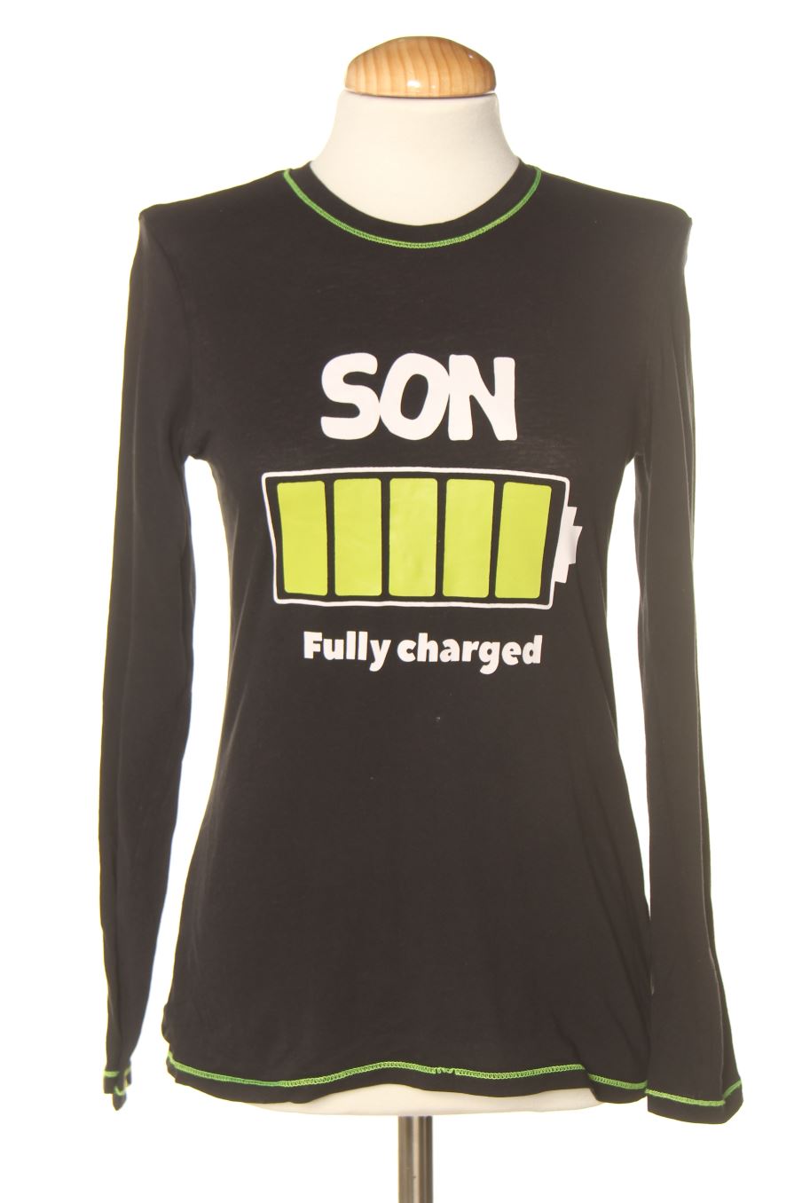 T-shirt à manches longues Tezenis de la taille S, de couleur noir