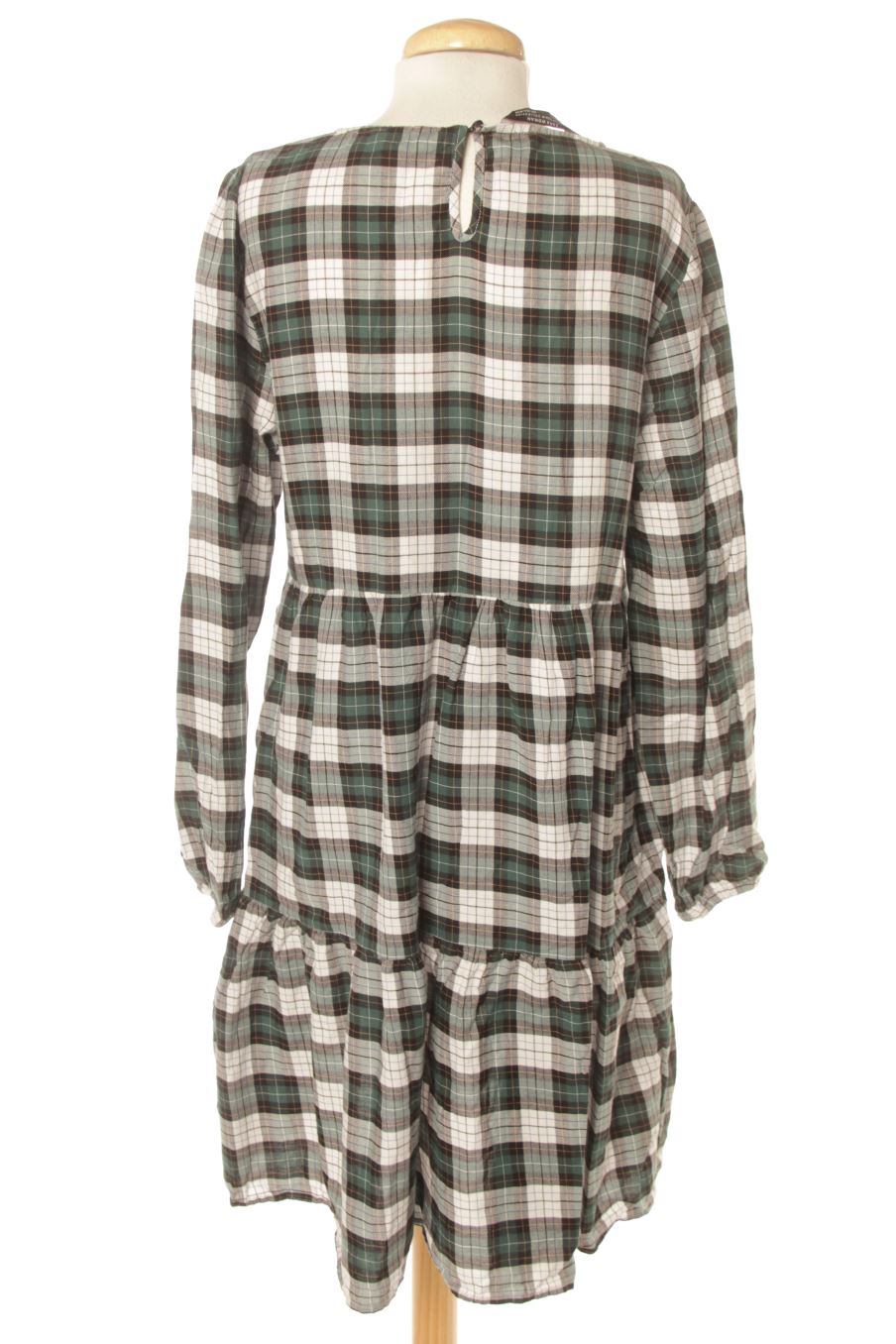 Robe casual Zara de la taille L, de couleur carreaux