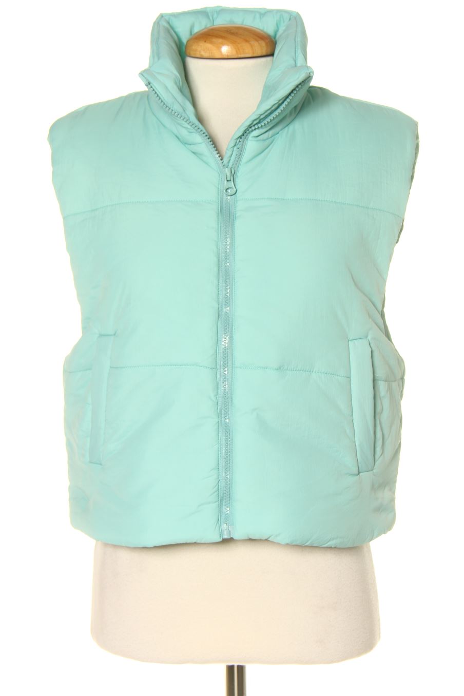 Veste sans manches Mango de la taille XS, de couleur turquoise