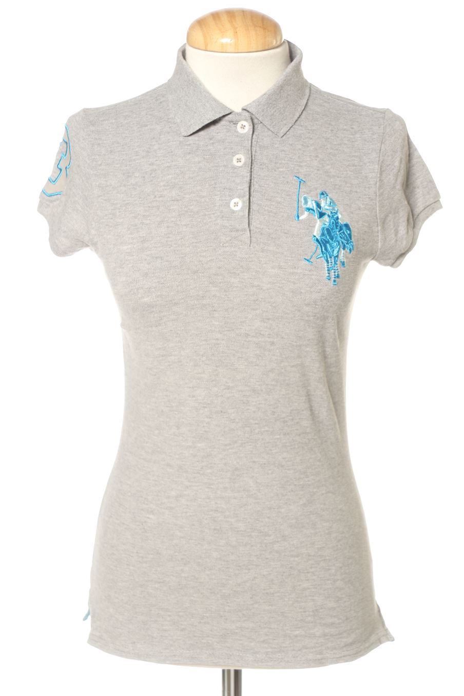 Polo U.S POLO ASSN de la taille XS, de couleur gris