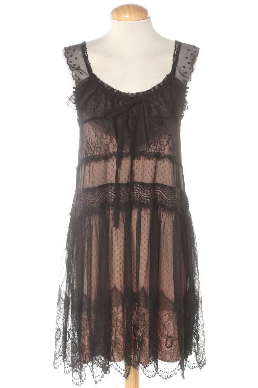 Aufwändiges Kleid von Miss June Größe S, Farbe Schwarz, für