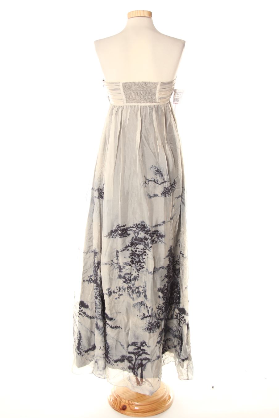 Vestido de Zara de la talla M, de color estampado de seda
