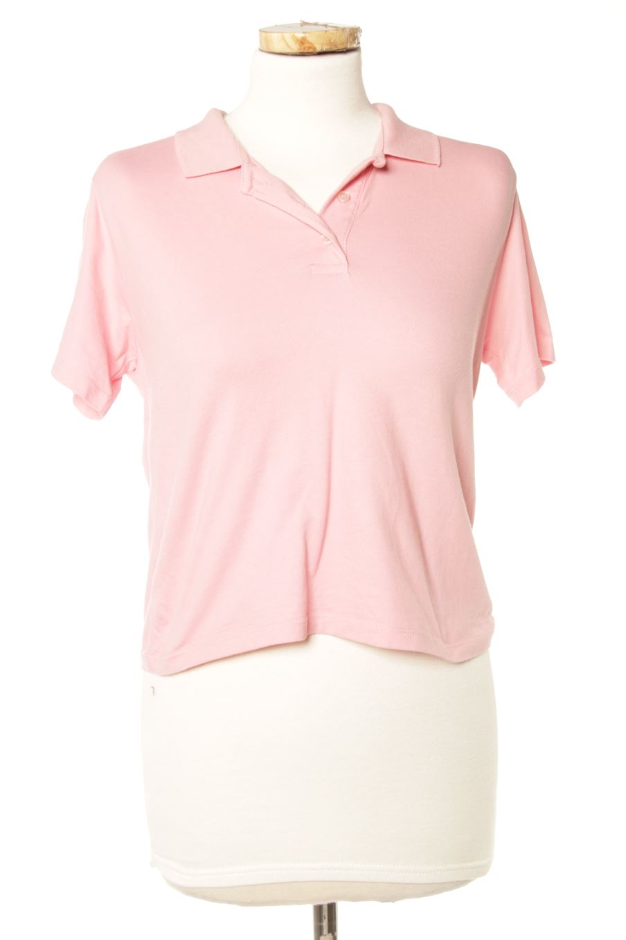 Polo de Stradivarius de la talla S, de color rosa