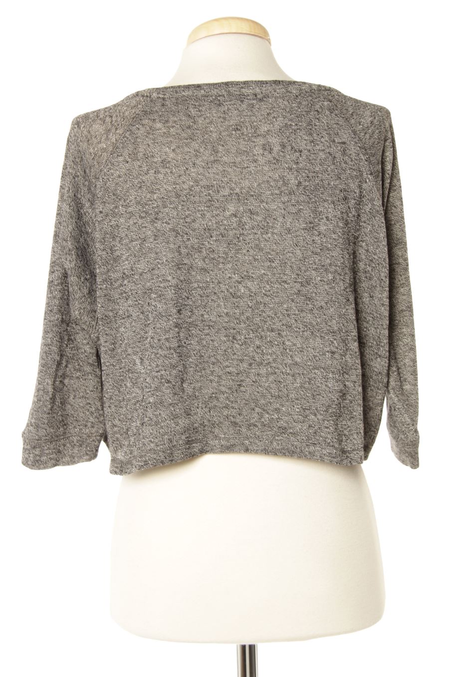 T-shirt à manches longues Pull & Bear de la taille M, de couleur gris