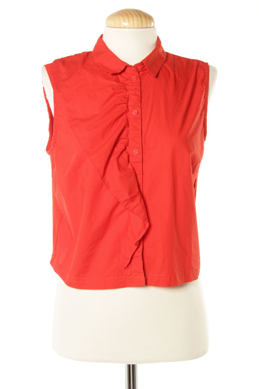 Chemise sans manches Only de la taille 36, de couleur rouge