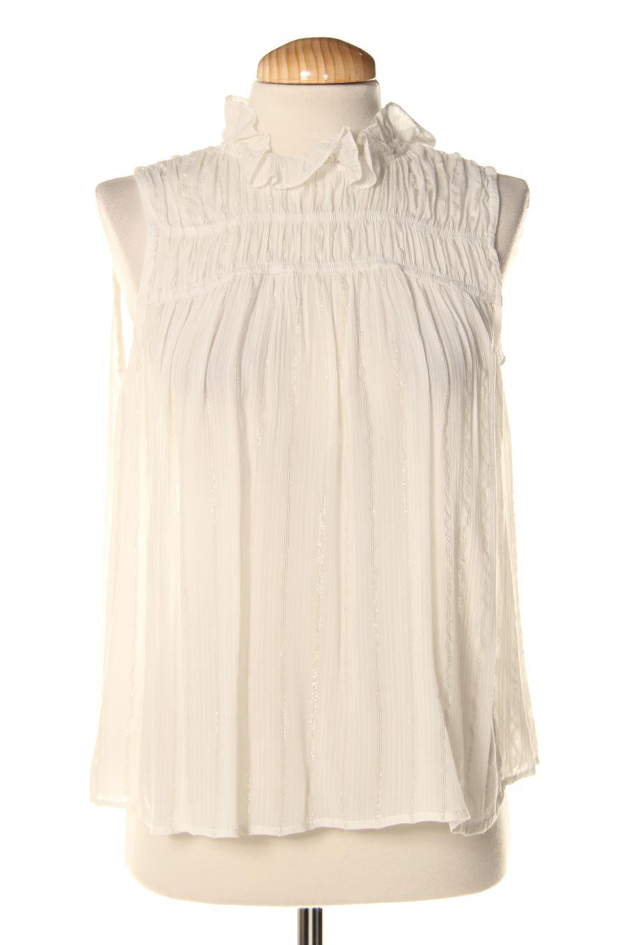 Top de Renatta&go de la talla S, de color blanco