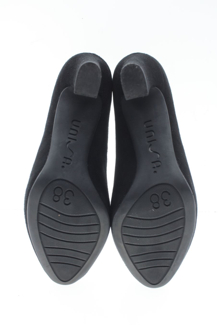Zapatos de tacon de Unisa de la talla 38, de color negro de