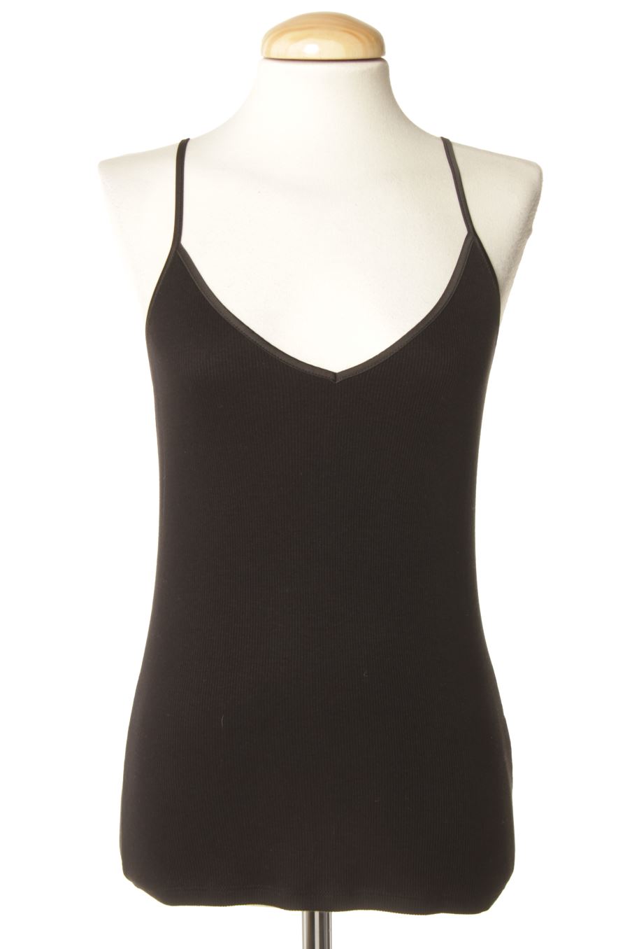Camiseta sin mangas de Caroll de la talla M, de color negro