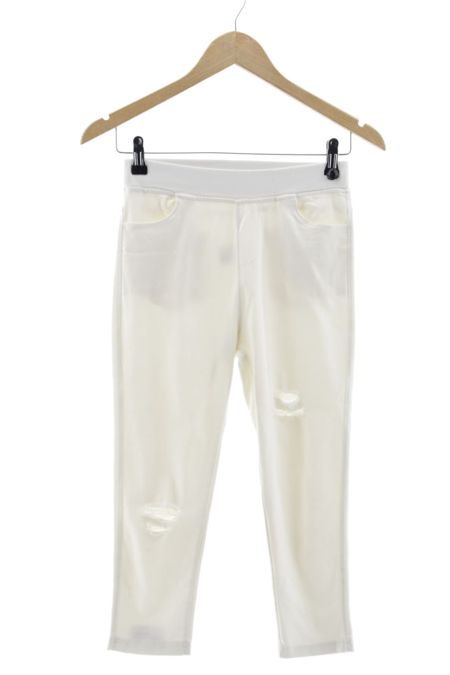 Vaquero de PERCENTIL de la talla S, de color blanco de ropa vaquera