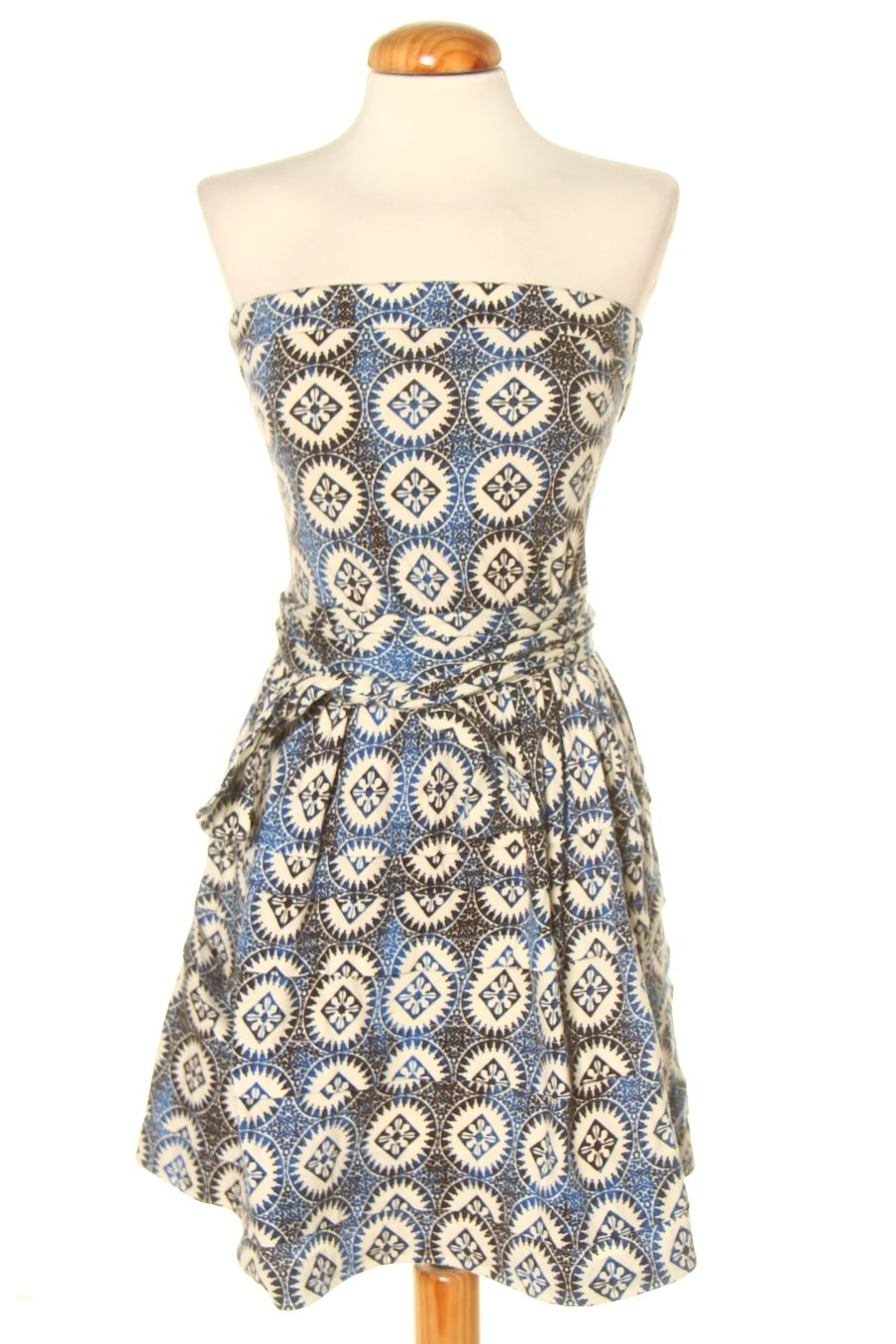 Robe casual Mango de la taille XS, de couleur bleu