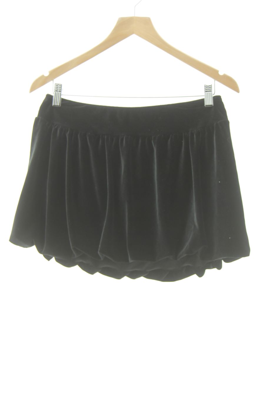 Jupe Stradivarius de la taille 40, de couleur noir de velours