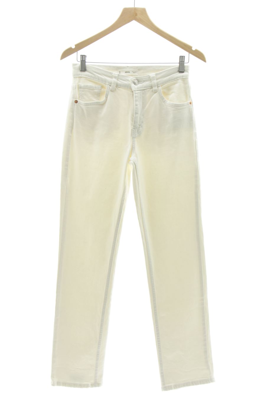 Jeans Mango de la taille 36, de couleur blanc de denim
