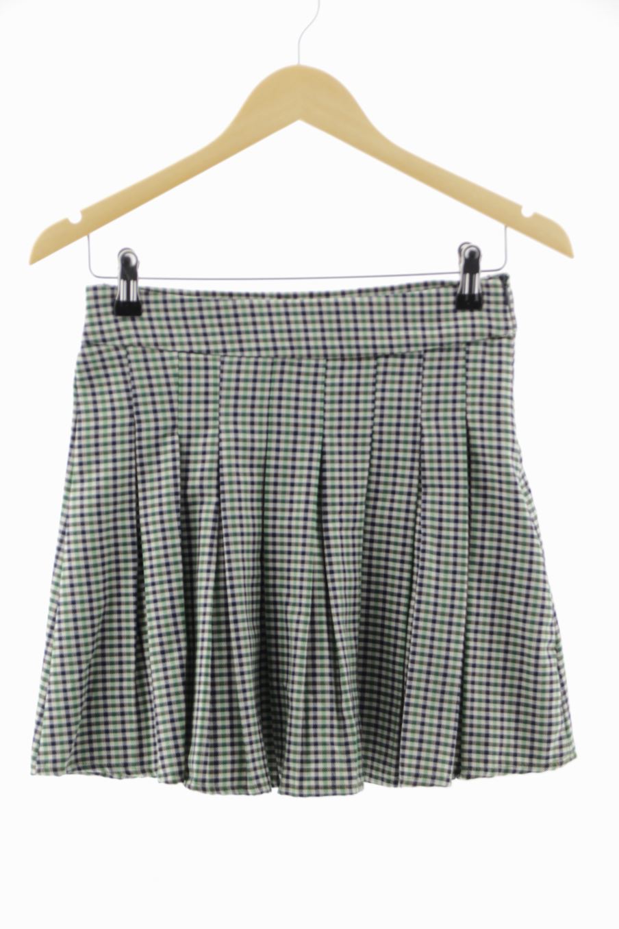 Falda de Stradivarius de la talla M, de color cuadros