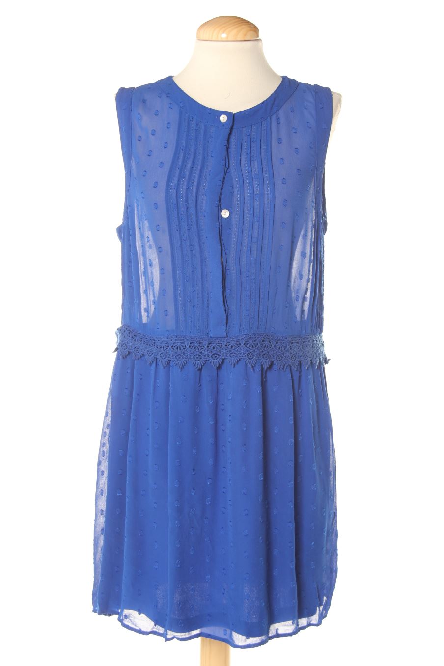 Robe casual Mango de la taille S, de couleur bleu