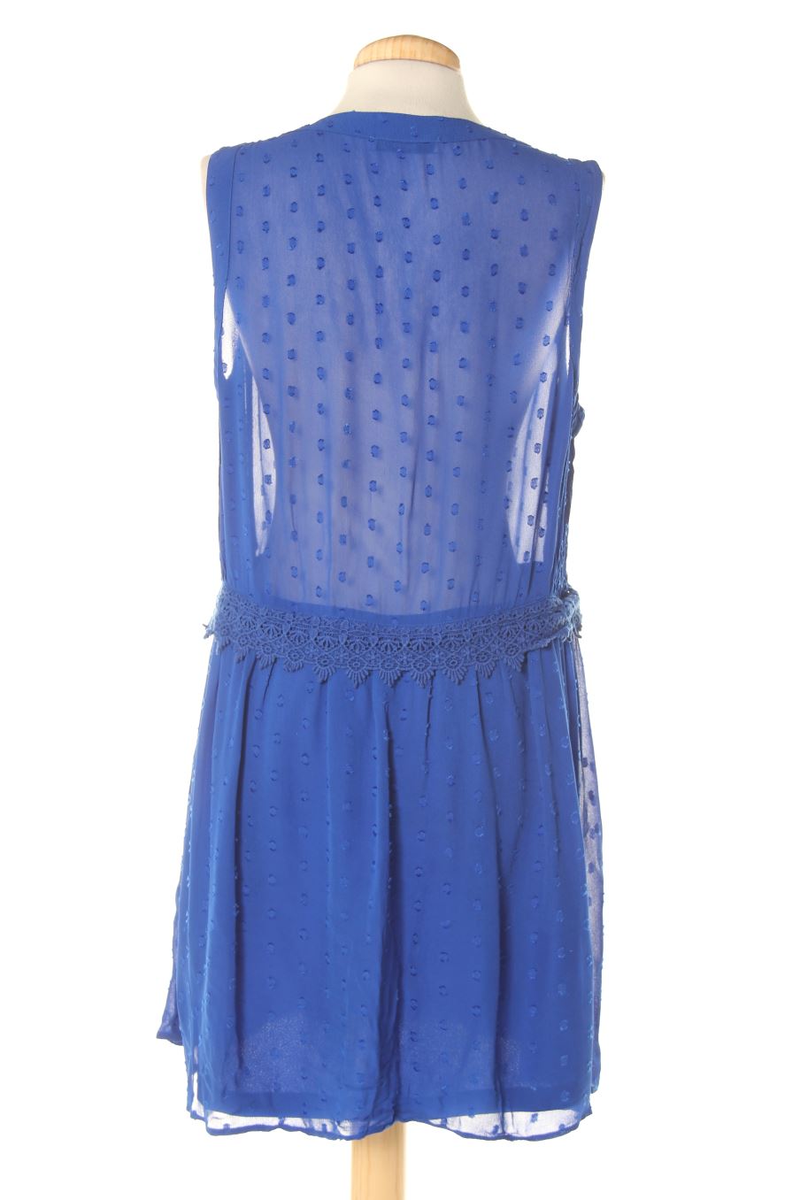 Robe casual Mango de la taille S, de couleur bleu