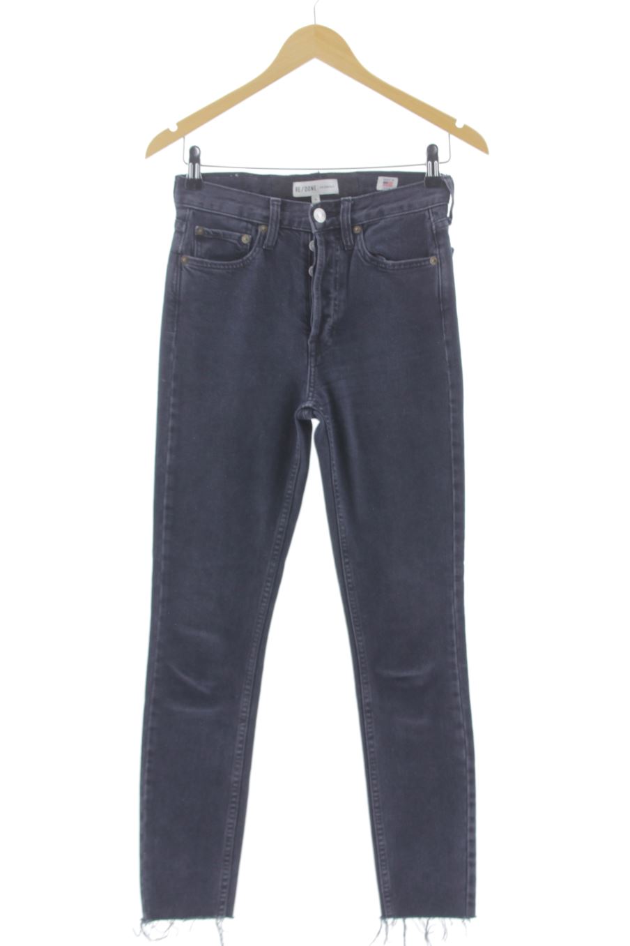 Jeans de RE/DONE de la talla 34, de color nero