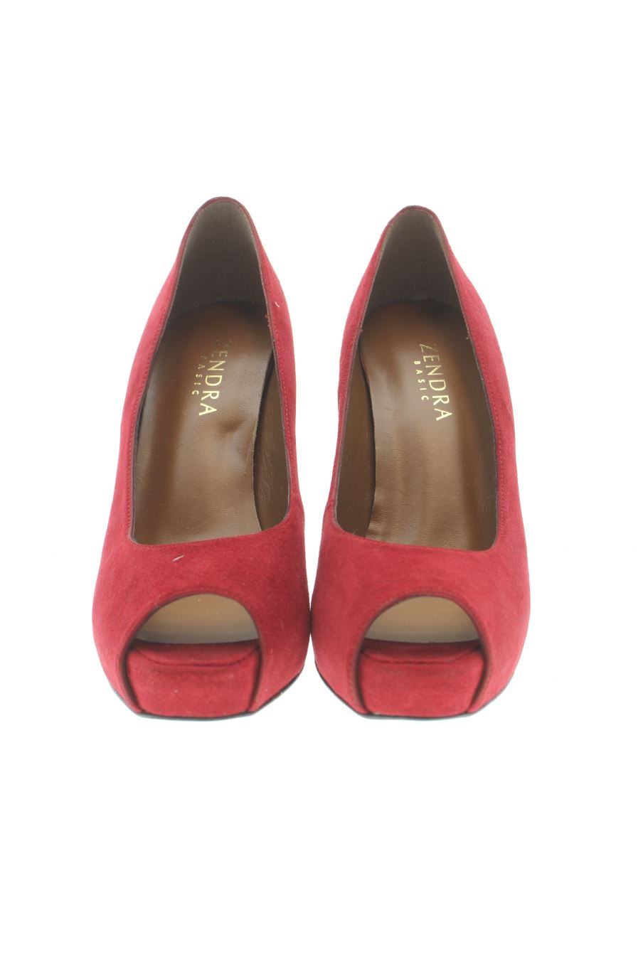 Zapatos de tacon de Zendra de la talla 38, de color rojo de