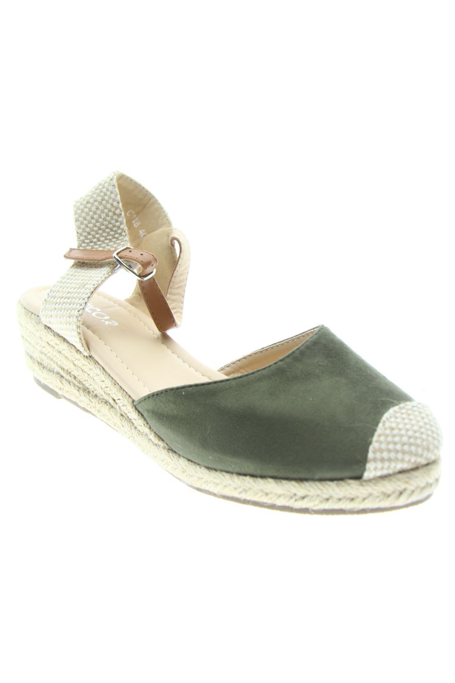 Sandales à talons de Encor de la taille 40, de couleur vert de