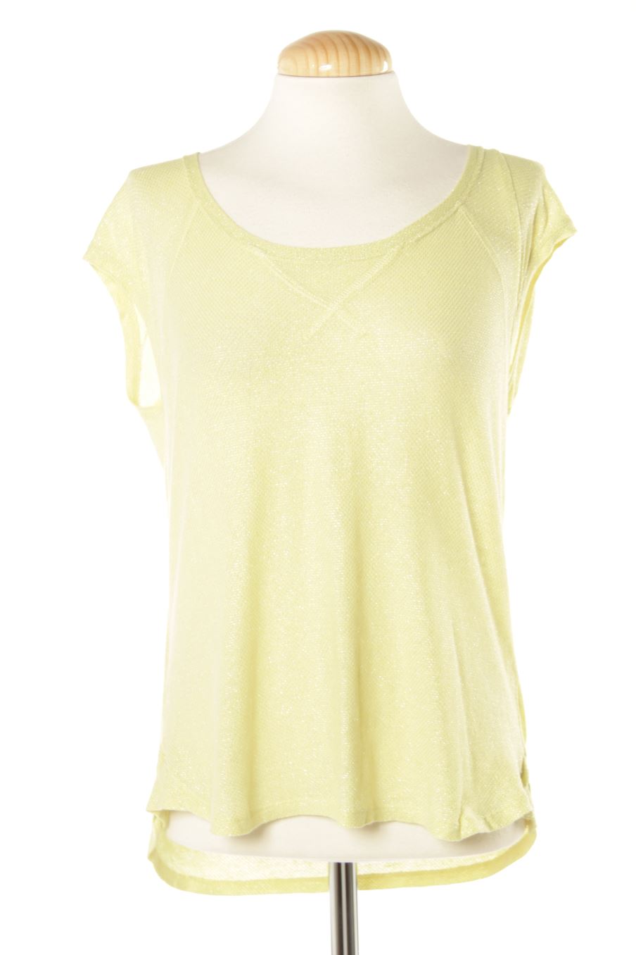 T-shirt Comptoir des Cotonniers de la taille L, de couleur jaune