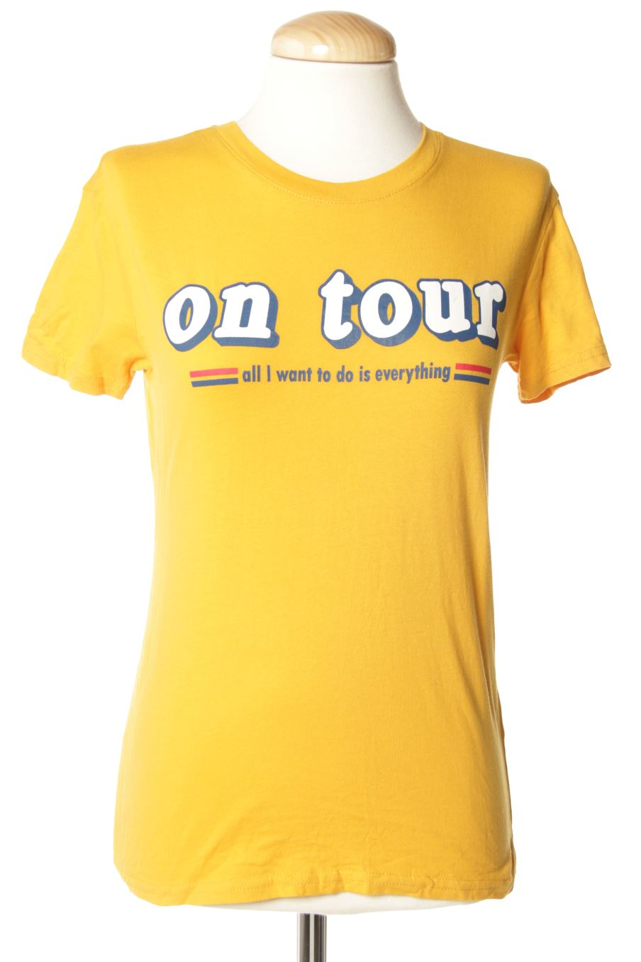 Maglietta de Bershka de la talla XS, de color giallo