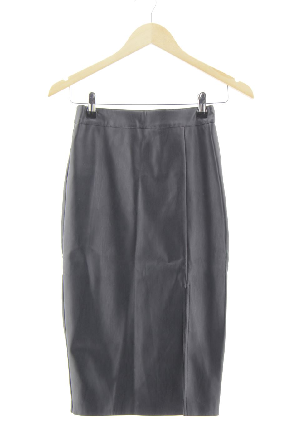 Falda de Amisu de la talla 34, de color negro de sintético
