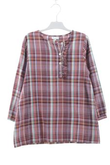Blouse à manches longues 10 ans Coquelicot