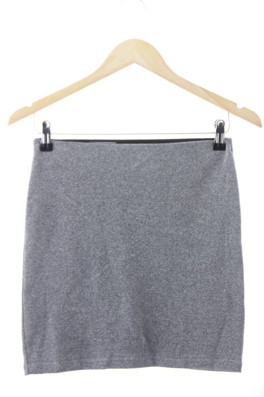 Falda de Pull & Bear de la talla M, de color gris