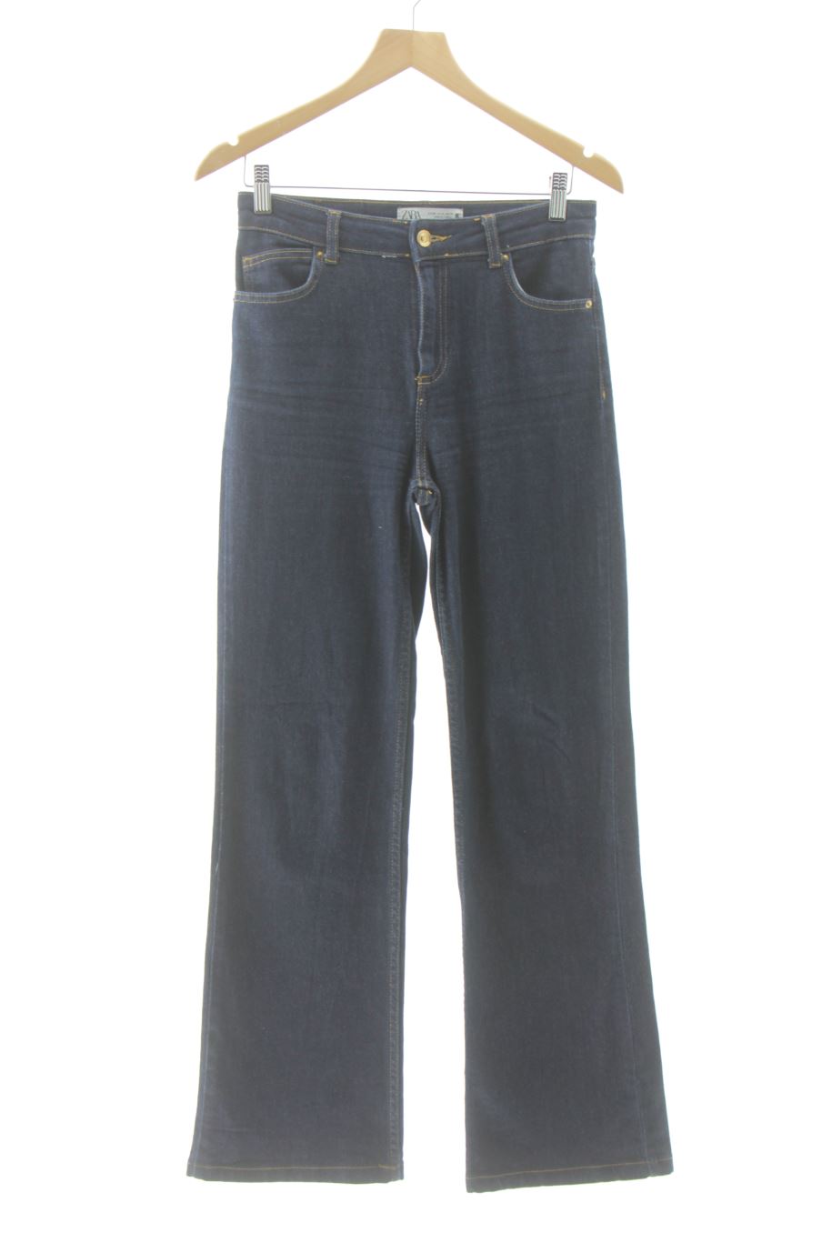 Jeans de Zara de la talla 36, de color blu oltremare