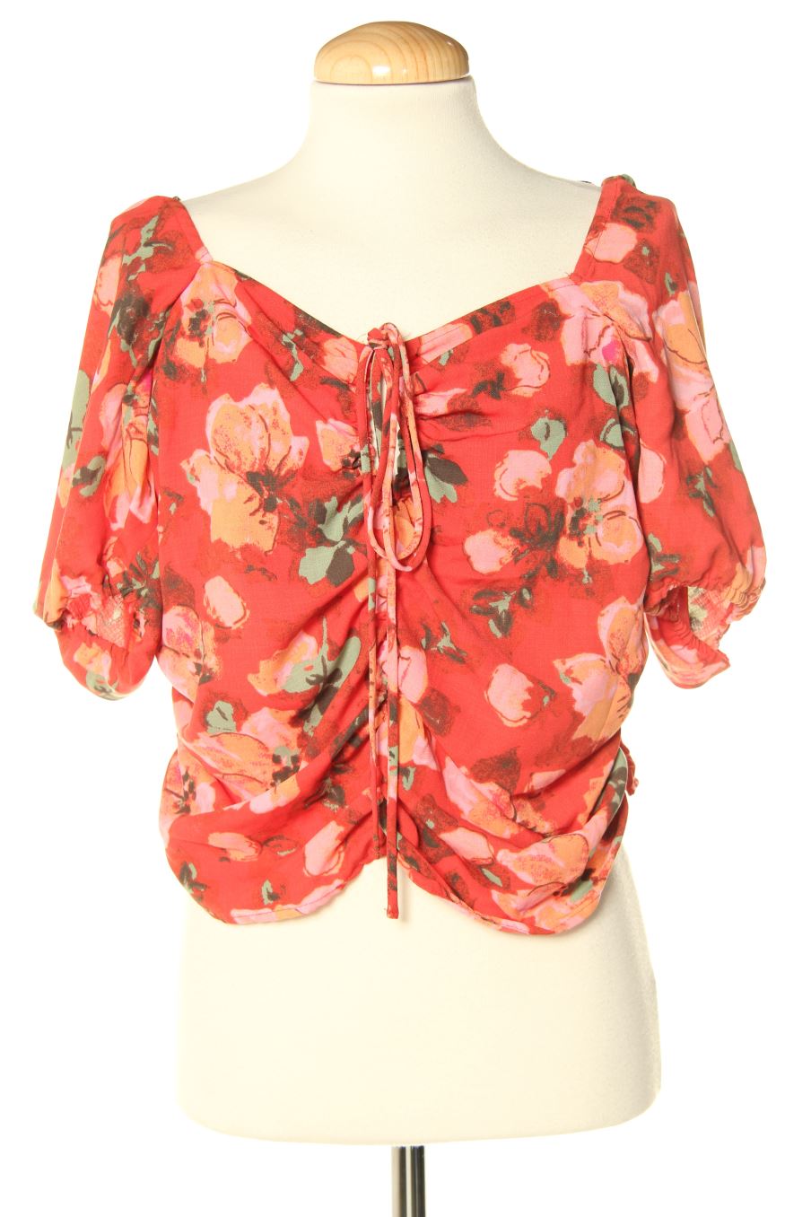 Blouse à manches courtes H&M de la taille L, de couleur fleurs