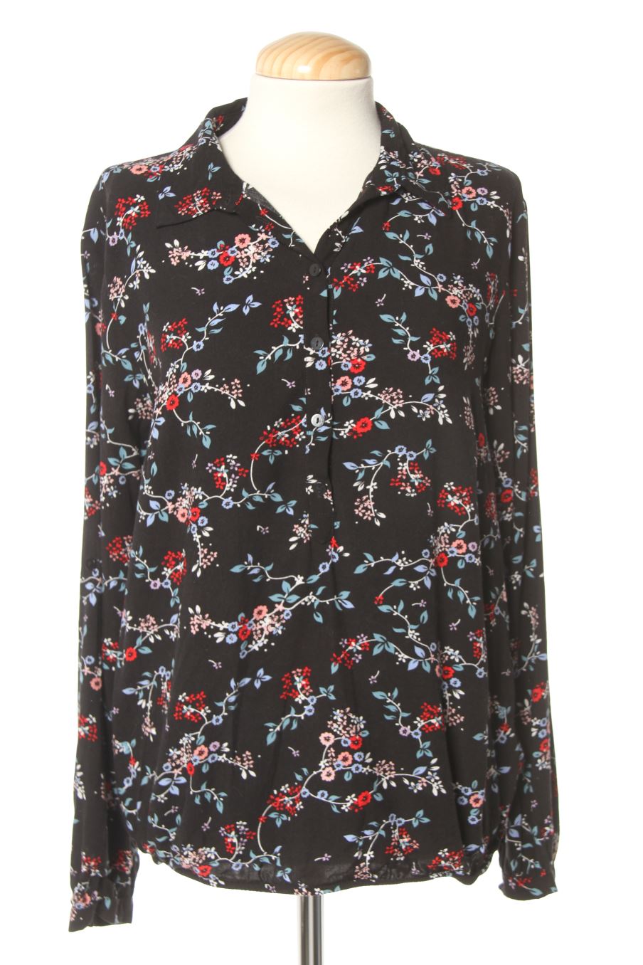 Langärmelige Bluse von Tom tailor Größe 36, Farbe Geblümt, für