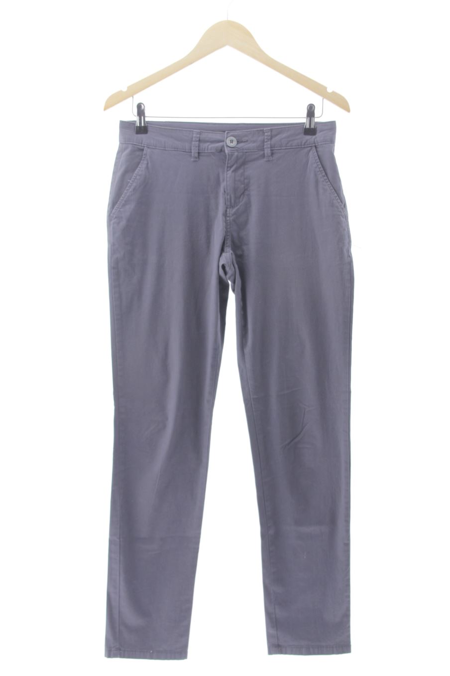 Pantalón de UpFashion de la talla 38, de color gris