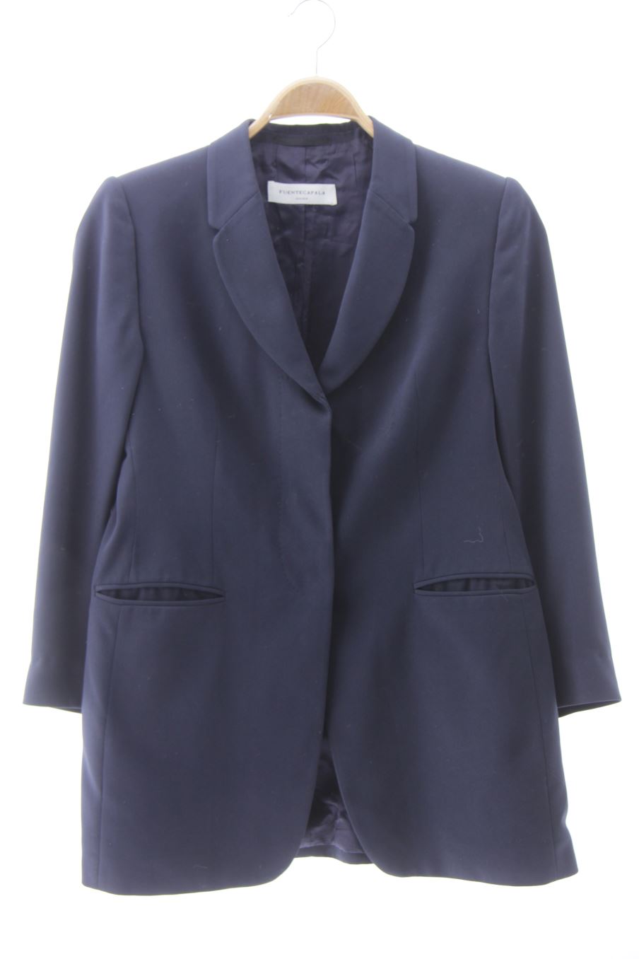 Traje de chaqueta de Fuentecapala de la talla 44, de color azul marino