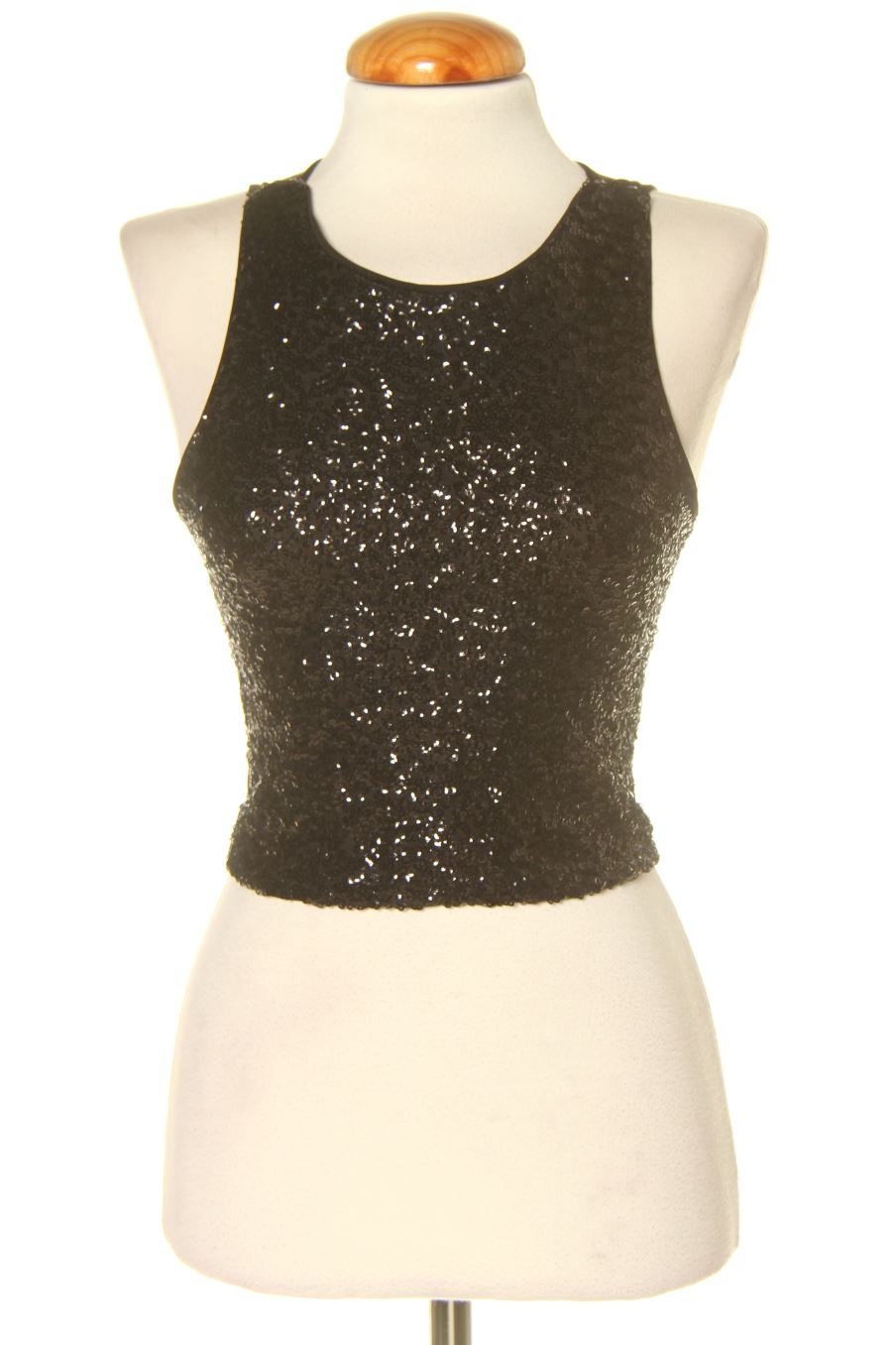 Top H&M de la taille XS, de couleur noir