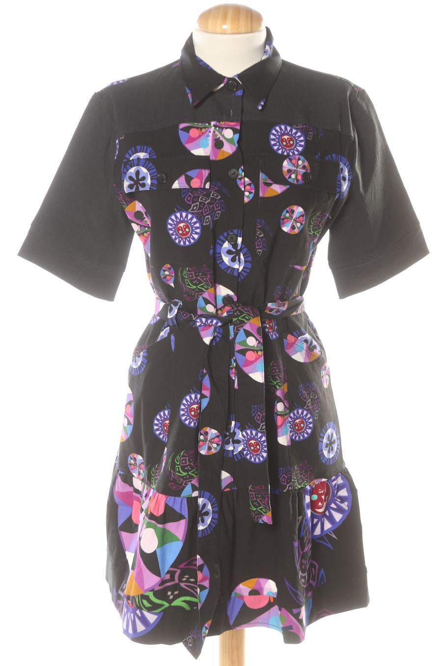 Vestido casual de Desigual de la talla S, de color estampado
