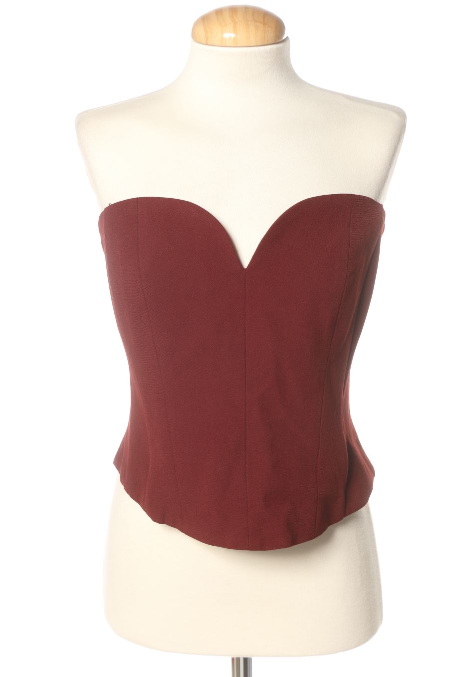 Aufwändiges Top von Zara Größe M, Farbe Bordeaux, für