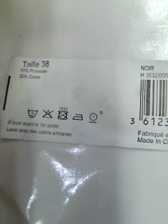 Jupe Monoprix Femme de la taille 38, de couleur noir