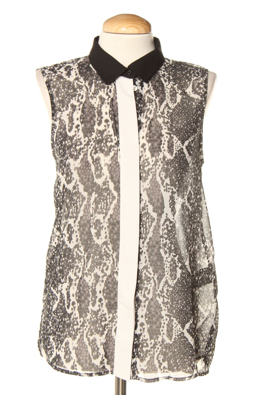 Ärmelloses Hemd von H&M Größe 36, Farbe Aufdruck, für
