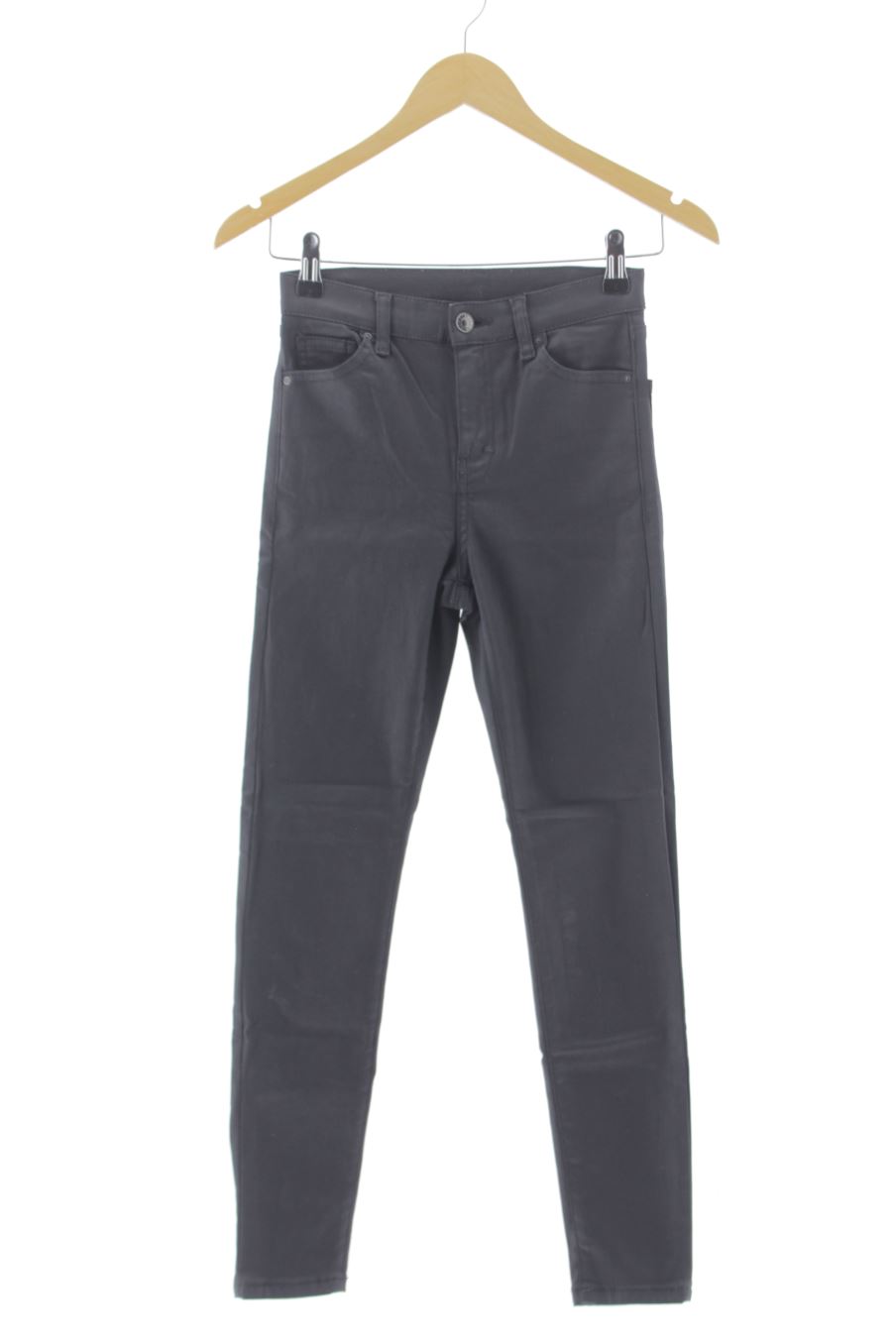 Pantalon Topshop de la taille 34, de couleur noir de synthétique