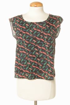 Blusa a maniche corte 36 Springfield, foto 1 di 2