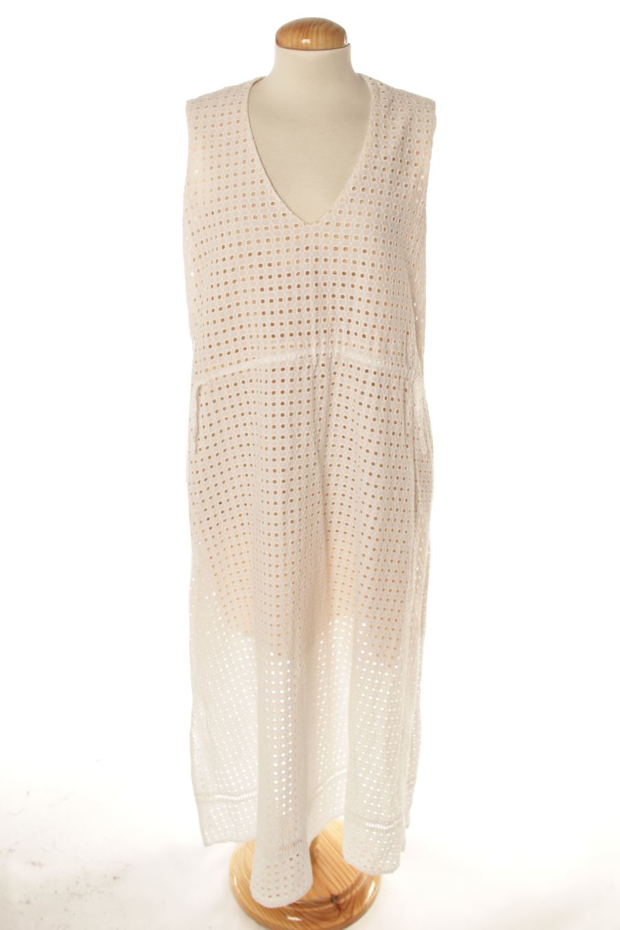 Robe casual Adolfo Dominguez de la taille 40, de couleur blanc