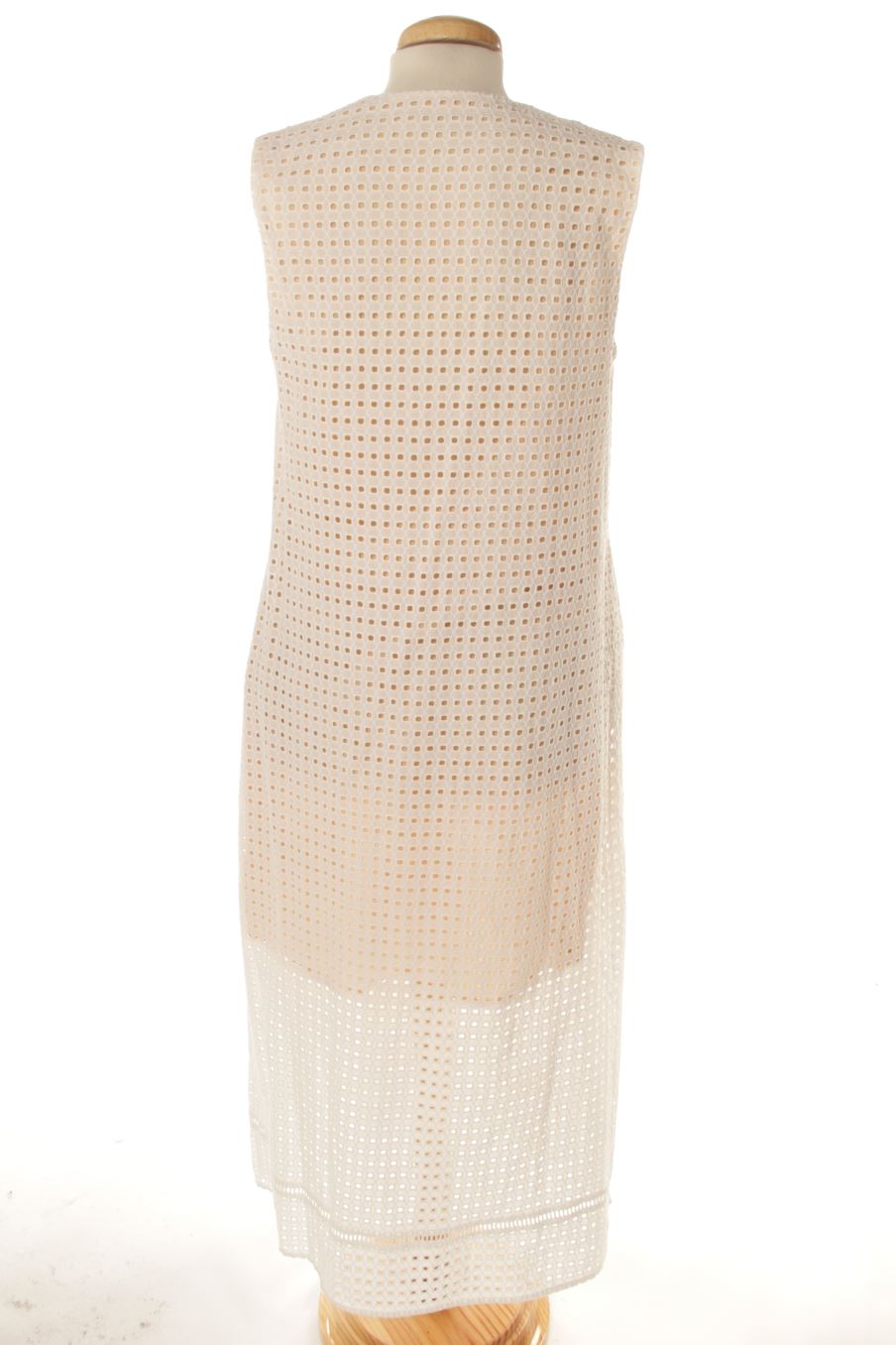 Robe casual Adolfo Dominguez de la taille 40, de couleur blanc