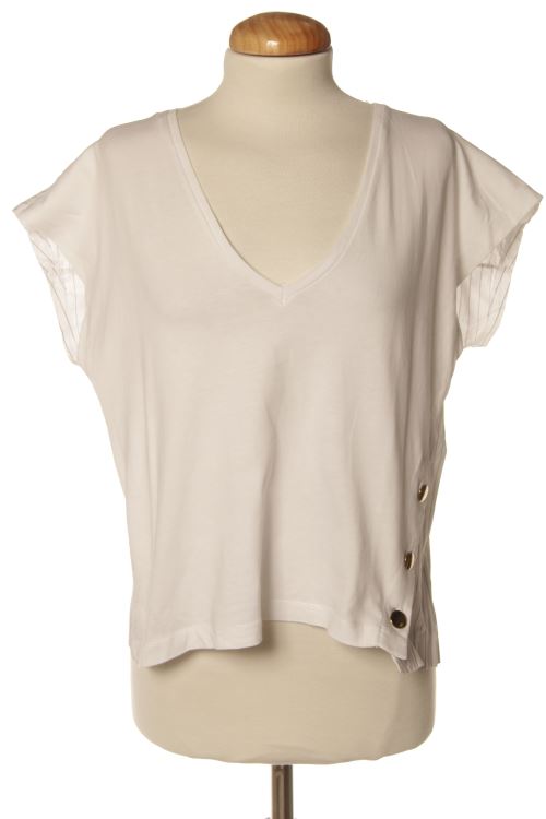 Blusa a maniche corte