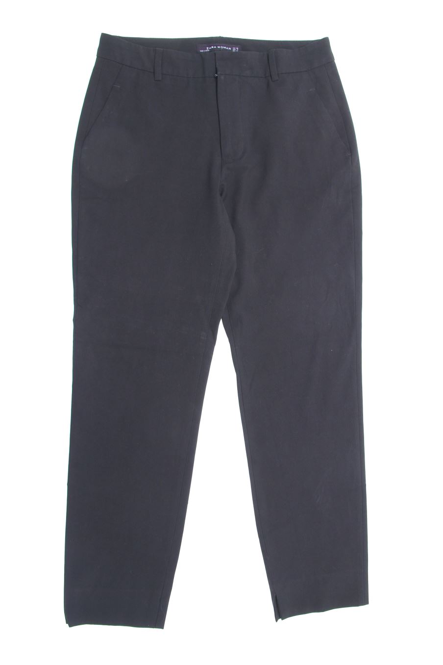 Pantalon Zara de la taille 36, de couleur noir