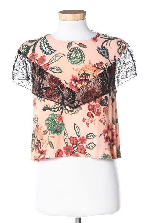Blusa a maniche corte